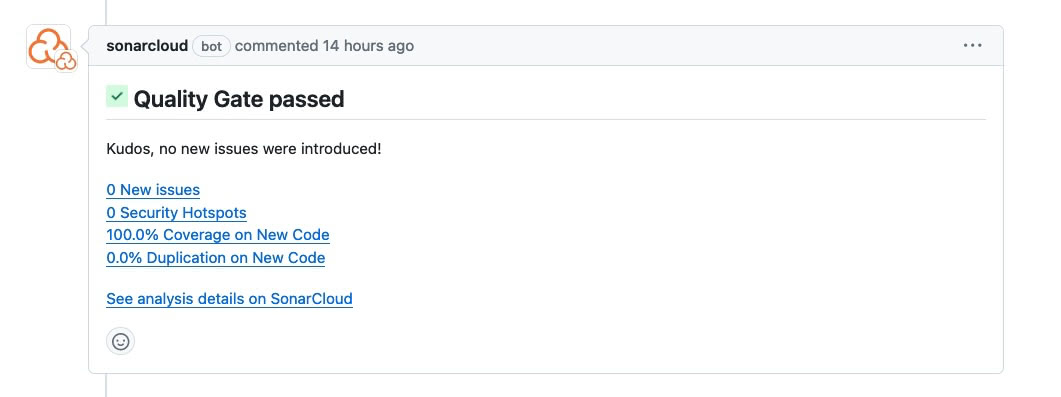 Sonarcloud PR Build