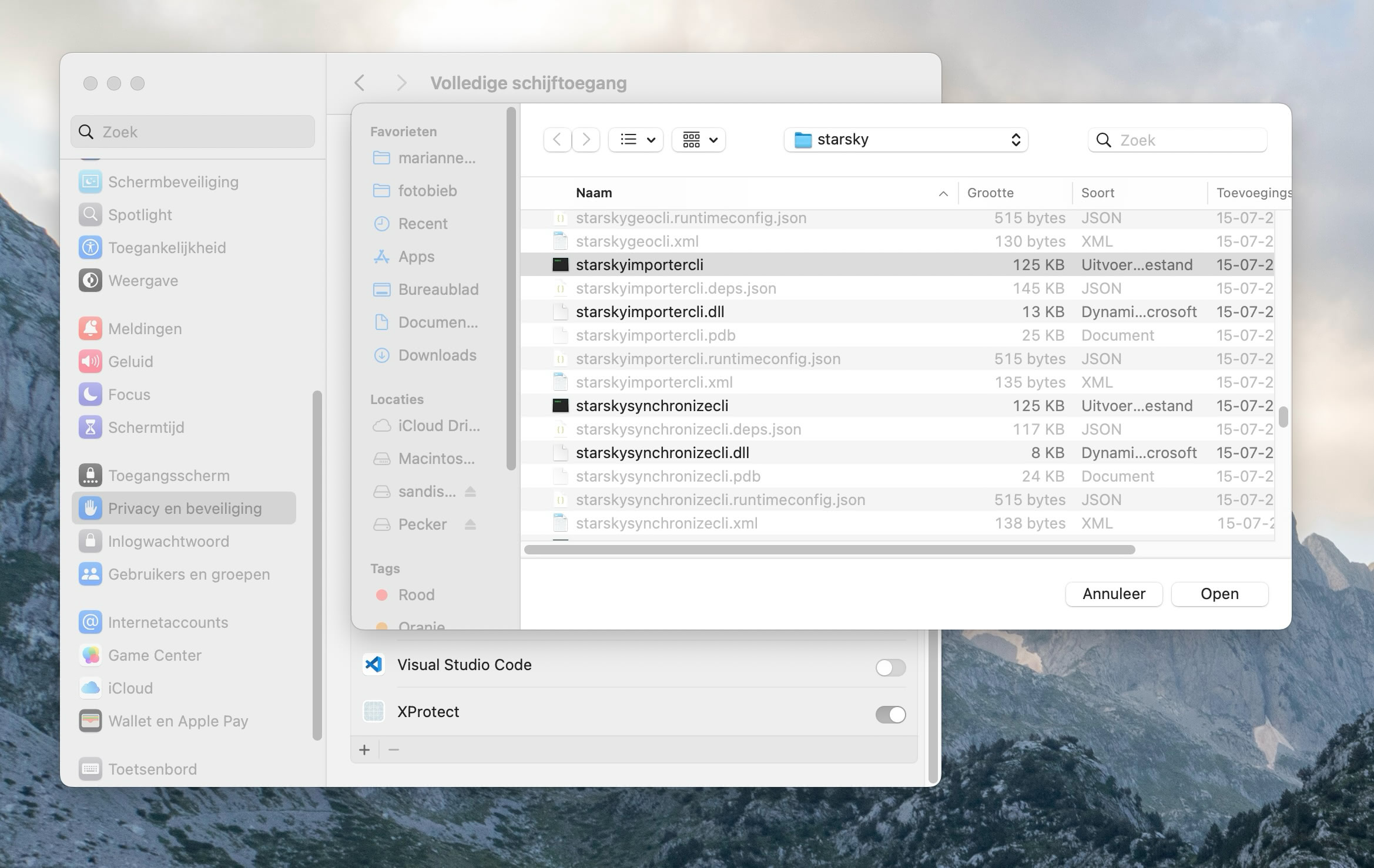 Image of How to grant Full Disk Access, written out in text